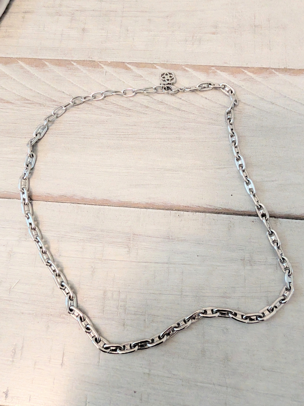 Kendra Scott Bailey Chain Necklace Silver
